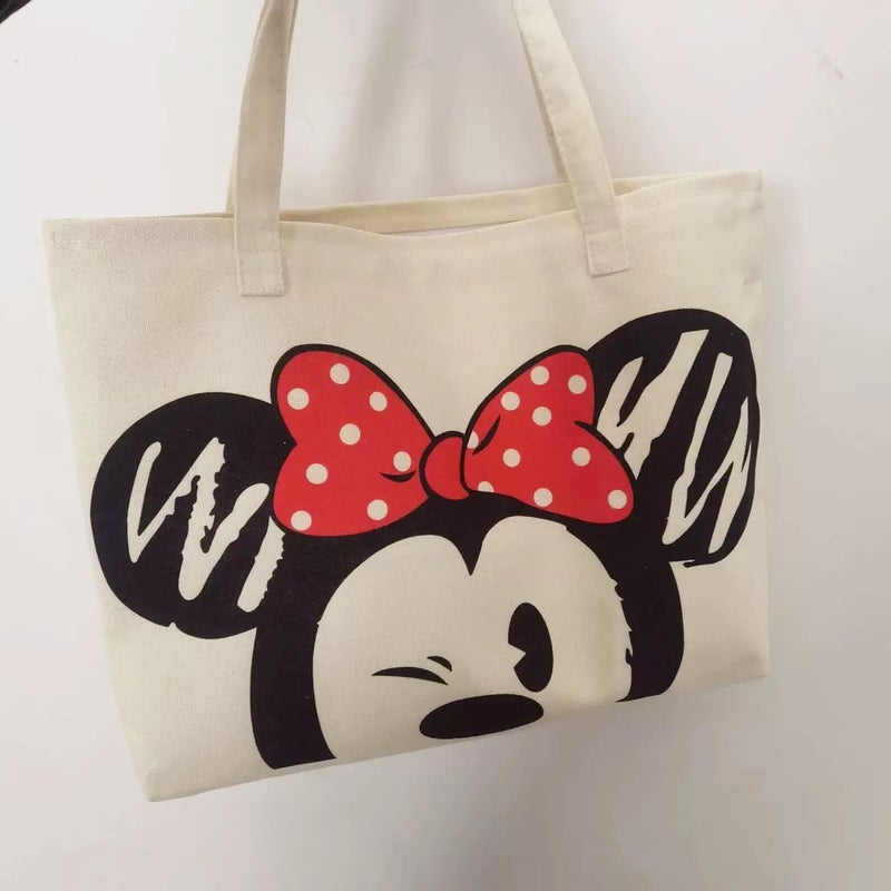 Charmory Cute Tote Bag gift bag Party favor for Women, Reusable Canvas Tote Bag for Work Beach Travel with Zipper and Inner Pocket - Image 5